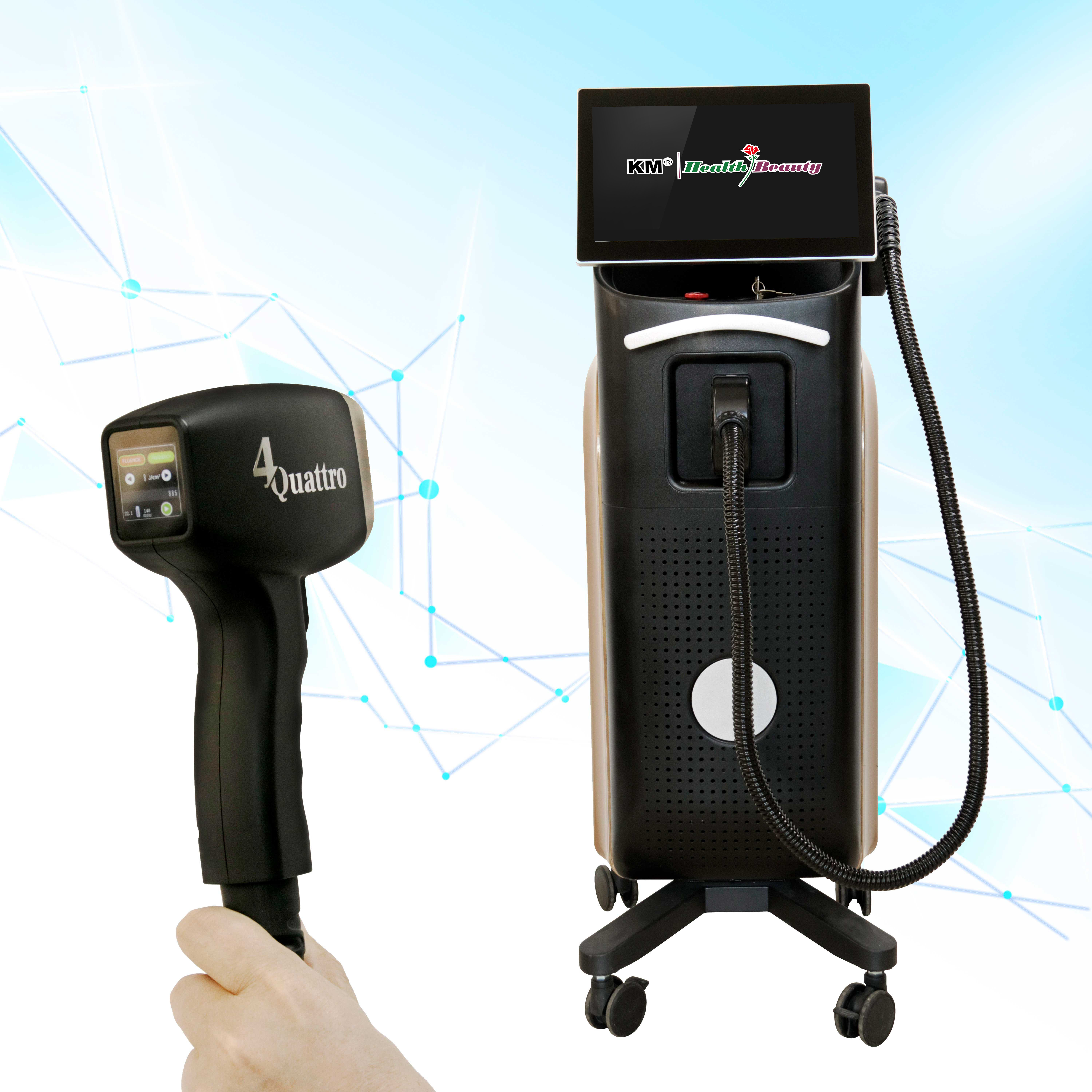 2023 Ice Platinum 808nm Diode Hair Removal Handle with Manual CD and Online Training