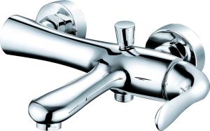 Quality Contemporary Single Handle Wall Mounted Shower Mixer Made of Brass T2051 wholesale