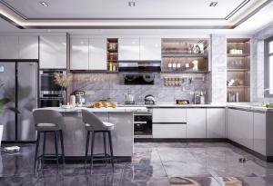 Quality European Style Frameless Ready To Assemble Modular Modern Kitchen Cabinets wholesale