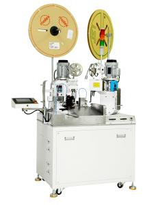 Quality 450kg Double Ends Wire Terminal Crimping Machine 30mm Cut Length wholesale