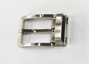 Quality Clamp Pin 1.2&quot; Inch Nickel Free Zinc Belt Buckle With Brushed Satin Finish wholesale