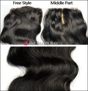 Quality 12&quot; Brazilian Lace Silk Base Top Closure Human Hair Brown No Shedding wholesale