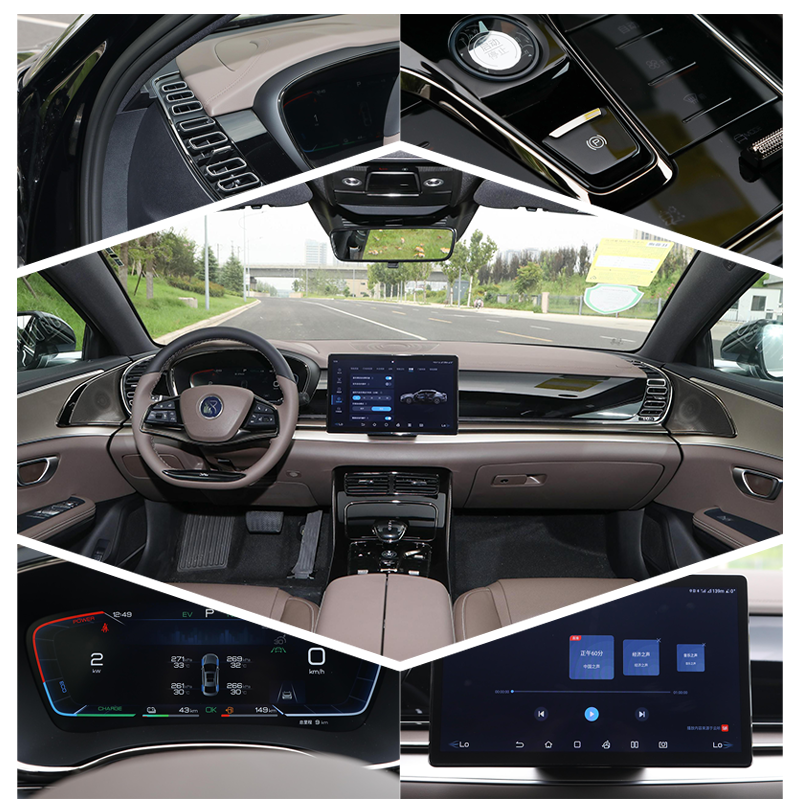 Streamline Body Design BYD Han DM , BYD Plug In Hybrid Sedan 5 Seater