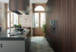Veneer Finished Modern Style Kitchen Cabinet for Old Kitchen Renovation