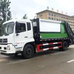 Chinese Dongfeng 12m3 Compactor Garbage Truck Waste Trash Crusher Truck 4x2