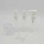 Pump Spoon Dropper Funnel Customized PVC Wash Bag For Cream Jar Travel Spray