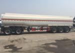 50 - 80 Tons 60cbm Oil Tank Truck For Oil Fuel Transport Polyurethane Painting
