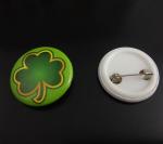 25mm round tin badge printed customers' design for promotional