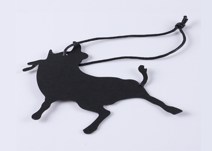 Fashionable Die Cut Hang Tags , Custom Swing Tags Washable Irregular Shape