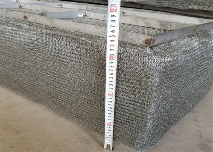 Oil Water Separation SS316L Demister Pad Demister Mat Customized Shape / Size