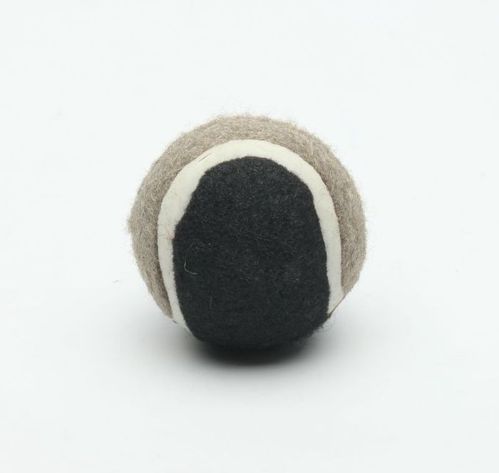 Customized logo printing pet toy tennis ball pet toy rubber
