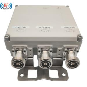 Quality Indoor/Outdoor IP65 Tri-Band Combiner 1710-1880/1920-2170/2300-2700MHz 4.3-10-F DIN-F wholesale