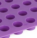 88 Holes Silica Gel Ice Cube Molds Purple Baking Chocolate Molds