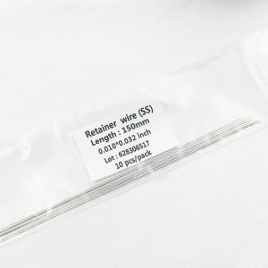 Quality OEM Dental Orthodontic Accessory Stainless Steel Bonded Lingual Retainer Straight Wires For Orthodontic Retention wholesale