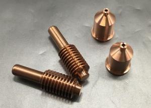 Quality Torch Consumables Plasma Cutting Nozzle , Electrode Hypertherm Retaining Cap wholesale