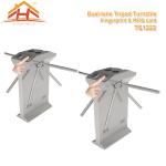 Speed Gate Office Pedestrian Access Control Turnstile , Stainless Steel