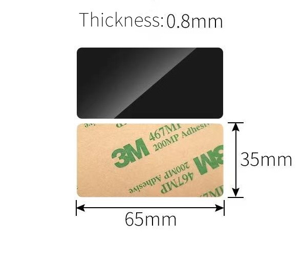 Custom Digital Business Card Mobile Phone Sticker Nfc Epoxy Sticker Flat Nfc Social Media Tag Nfc Tag for All Phones