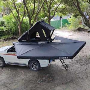 Quality Outdoor Hard Shell Car Roof Tent 4 Person 4x4 For Toyota 210*132*18cm Closed Size wholesale