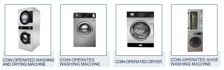 20kg Industrial Jeans Washing Machines with Electric Heating and Stainless Steel Body