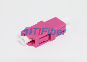 Quality LAN Network OM4 Purple Color Fiber Optic Adapter with PBT Housing wholesale