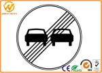 CE Reflective Round Traffic Warning Signs , Water Proof Diamond Road Signs