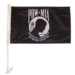 Quality Pow Flagolden car flags screen printed high quality wholesale