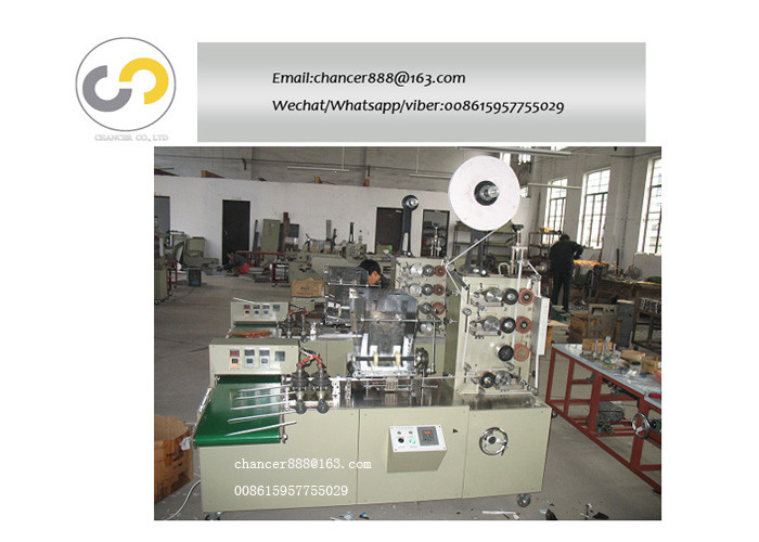 Single paper drinking straw wrapping machine, plastic straw packaging machine