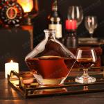 Bottle Material Healthy Lead-free Glass Clear 750ml Wine Glass Bottle for Whisky