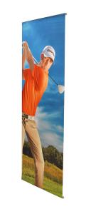 Quality L Shape Roll Out Banner Stands , Easy Carry Stand Up Advertising Banners wholesale