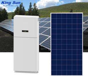 Quality 100KW On Grid Off Grid Hybrid Solar System , Solar Diesel Generator Hybrid System wholesale