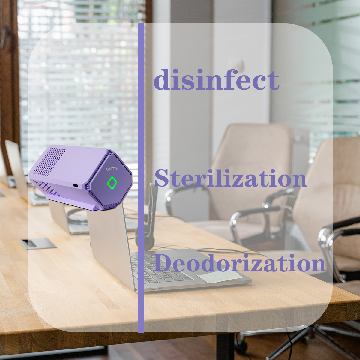 Cold Plasma Tech Air Purifier for Cabinet Closet Cupboard Kill Bacteria and Fungi