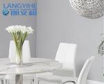 Upholstered Chair 120cm Circle Marble Dining Table