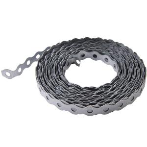 Quality OEM 10 Metre Roll of 12mm Multi Purpose Perforated Galvanised Steel Strap Fixing Band wholesale
