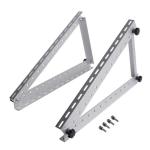 Stainless Steel 304 Metal Solar Roof Mounting Brackets VSL 2 Silver Tilt