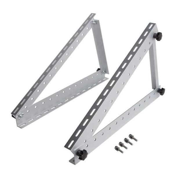 Stainless Steel 304 Metal Solar Roof Mounting Brackets VSL 2 Silver Tilt
