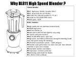 BL811 Aluminum Die-cast Compact High Speed Blender