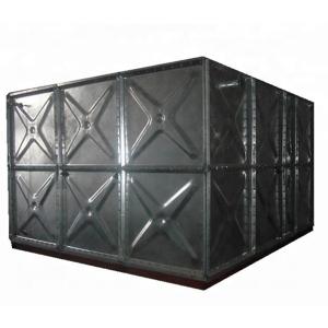 Quality Panel Sectional Galvanized Steel Water Tank 1 - 1000m3 Capacity 24 Months Warranty wholesale