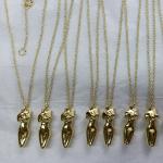 925 Sterling Silver Venus Women'S Body Pendant Necklace Customizable For Your