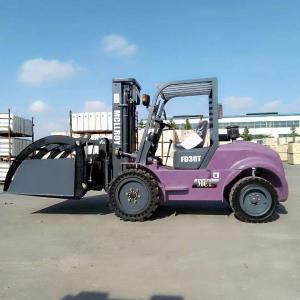Quality Precise navigation Diesel Off-road Forklift Truck Rate Power 36.8/35.3/35.4 KW wholesale
