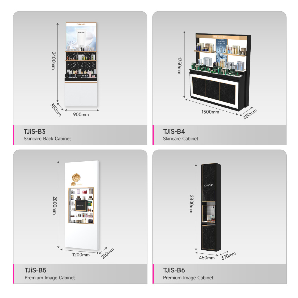 Customized Perfume Store Checkout Counter For Cosmetic Shop Fitting And Retail Shop Design