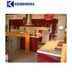 Cooking Bench Baked Lacquer MDF Kitchen Cabinets