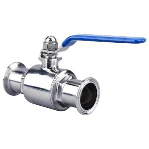 Quality 2 Way Straight Ball Valve DIN SMS WZ Sanitary Stainless Steel 304 316 316L Tri Clamp wholesale
