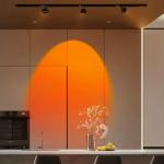 11W 3000K Star Projection Lamp Sunset Lamp Photography Art Sunset Spotlight