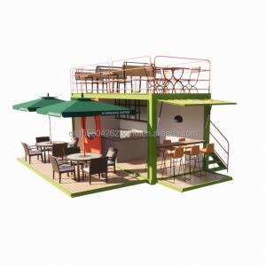 Quality Galvanized Steel Square Tubes 20ft Luxury Container Room for Coffee Shop Guard Room Office Bar and Family Bar Producer wholesale