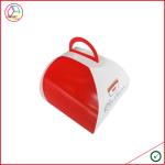 Food Grade Ivory Board Foldable Paper Cupcake Boxes Custom Shape FSC