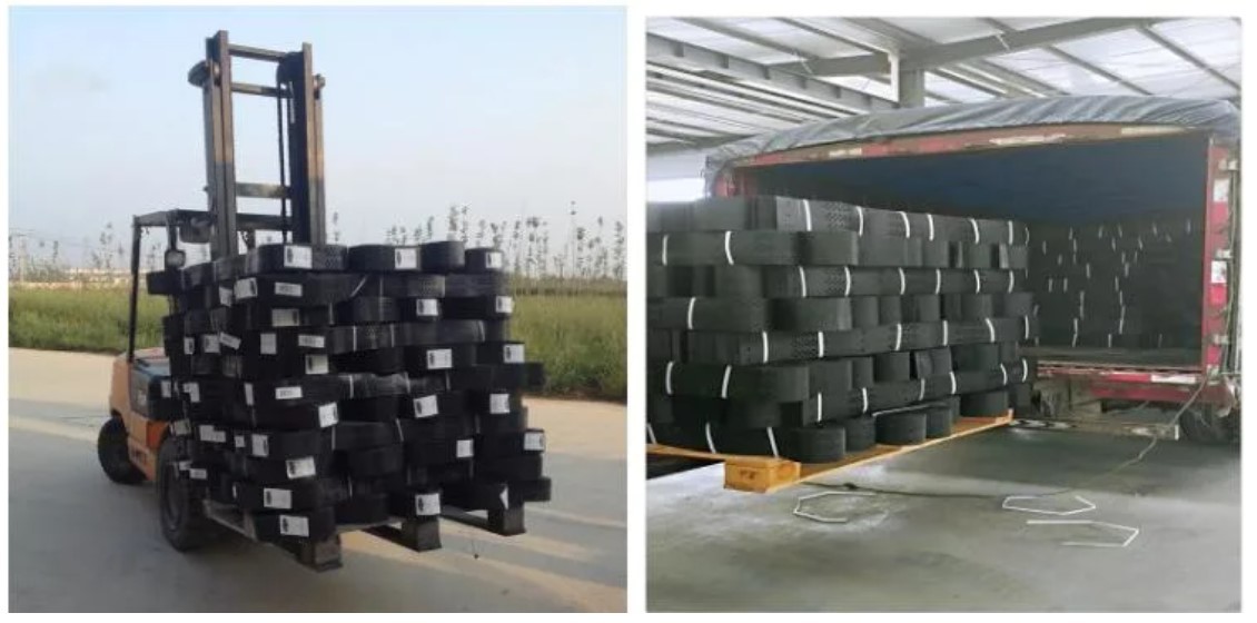 100% Virgin HDPE Black Perforated Geocell Ground Grid Geoweb Soil Stabilizer