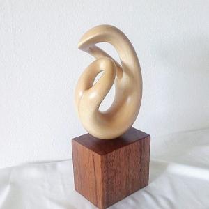 Quality Multifunctional Hand Carved Wood Sculptures , Large Wooden Sculptures For The Home wholesale