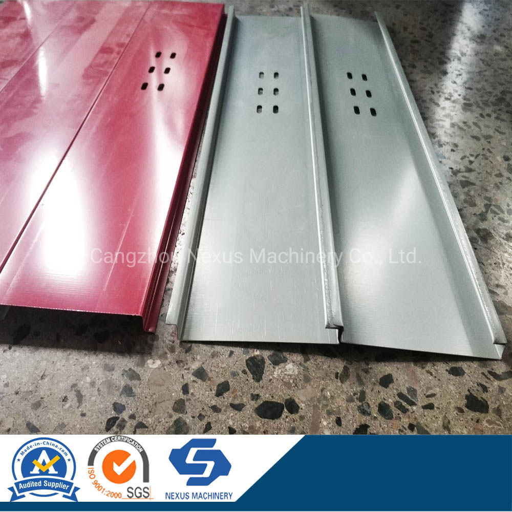 4 Inches Spandrel Sheet Roll Forming Machine Nexus Spandrel Roof Profile Making Machinery