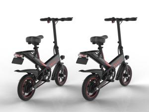 Quality 120KG Load Capacity Compact Folding Electric Bike 400W Power Drive For Tourism wholesale