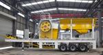 Tire Mobile Crusher Plant Stone Jaw Crushing Plant For Quarry Mine Construction